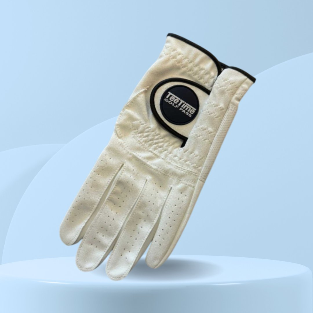 TeeTime Golf Pass - branded golf glove