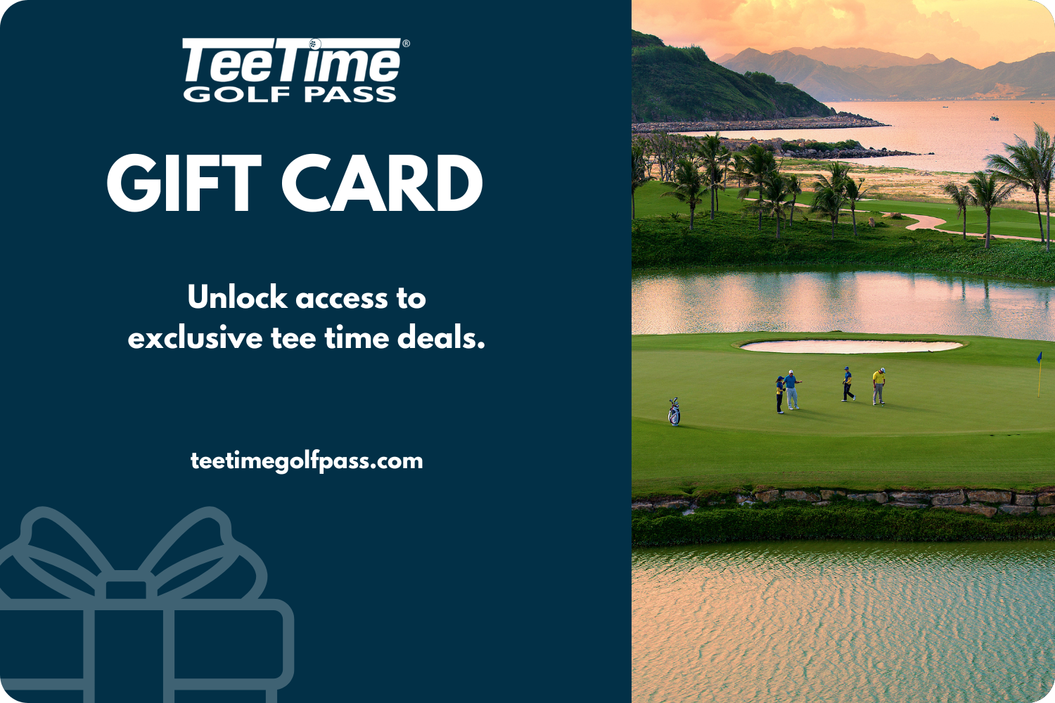 TeeTime Golf Pass - Golf Gift Card