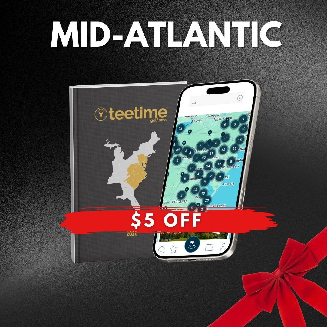 TeeTime Golf Pass - Mid-Atlantic -Cyber Monday Sale