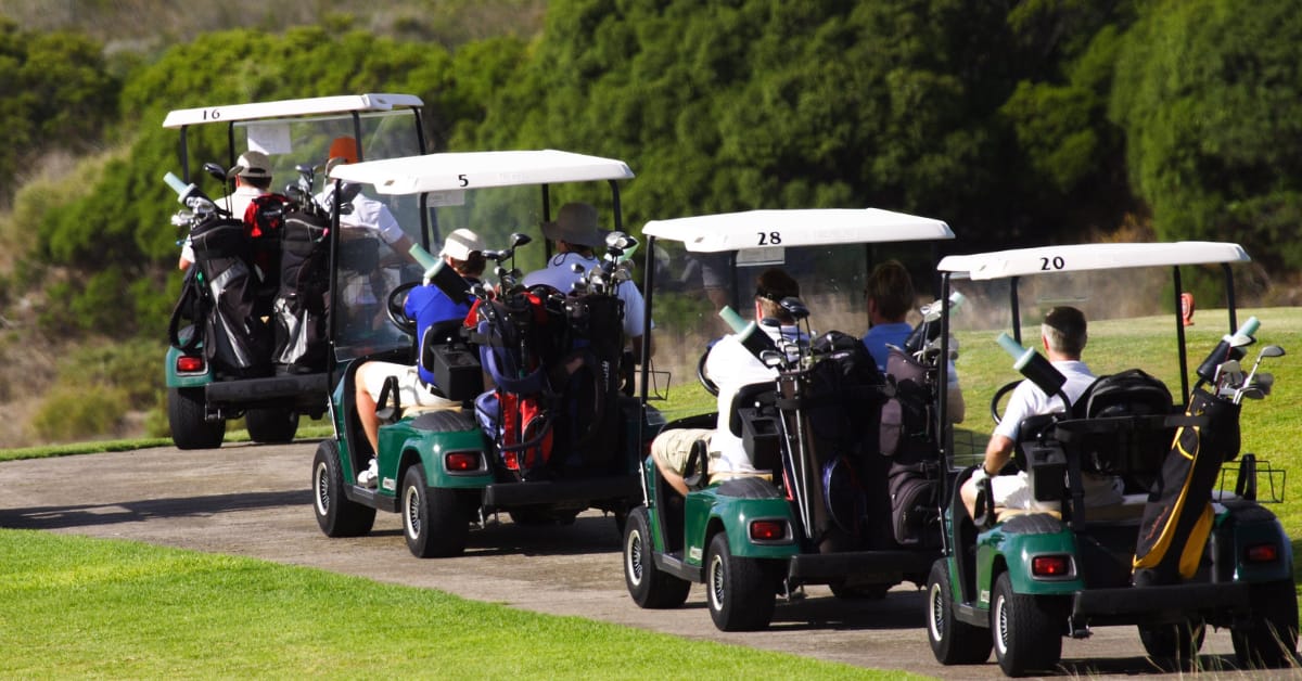 Golfing