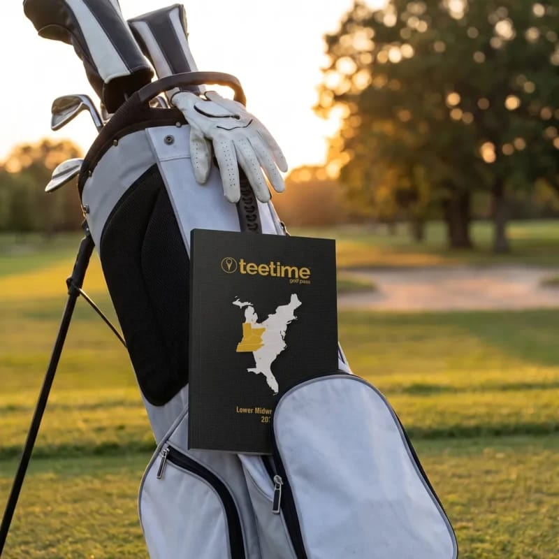 Lower Midwest with golf bag