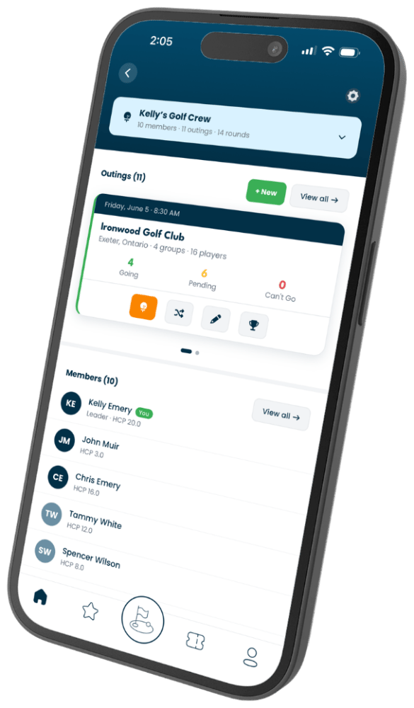Group golf tools